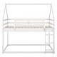 preview thumbnail 15 of 13, House Bed Design Twin over Twin Low Bunk Bed, House Bed with Ladder