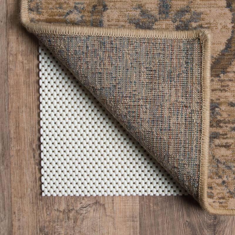 Vista Home Ultra Hold White PVC-coated Knit Polyester Rug Pad - Beige - 1'11" x 7'10" Runner