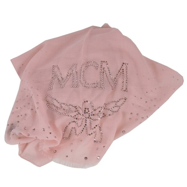 pink mcm scarf