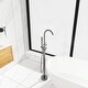 preview thumbnail 16 of 54, Freestanding Double Handle Clawfoot Tub Faucet - 8" x 47"