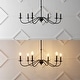 preview thumbnail 28 of 30, Nola 34.75" 6-Light Bohemian Farmhouse Iron LED Chandelier, by JONATHAN Y