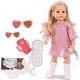 preview thumbnail 1 of 3, Hannah be My Mini Me 19.5" All Vinyl Doll W/ Long Blonde Hair