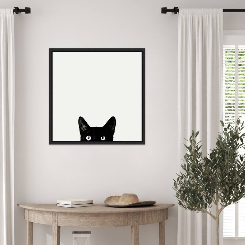 Curiosity Framed Canvas Wall Art Print