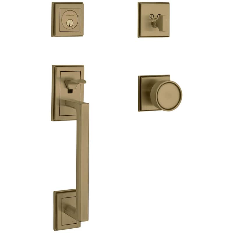 Baldwin Hollywood Hills Sectional Single Cylinder Door Handleset with