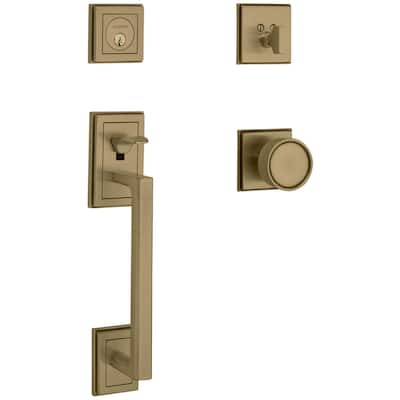 Baldwin Hollywood Hills Sectional Single Cylinder Door Handleset with