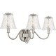 preview thumbnail 3 of 5, McKinney 3-Light Brushed Nickel Bath Light