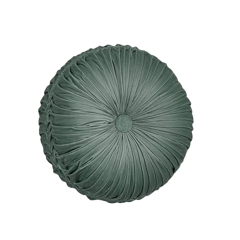 J. Queen New York Nico Tufted Round Decorative Throw Pillow