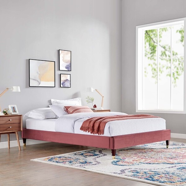 Harlow platform bed shop red barrel studio