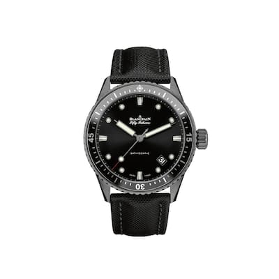 Blancpain Fifty Fathoms Bathyscaphe Ceramic Men's Watch - Black