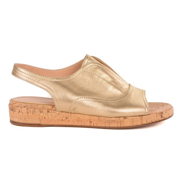 gold low wedge