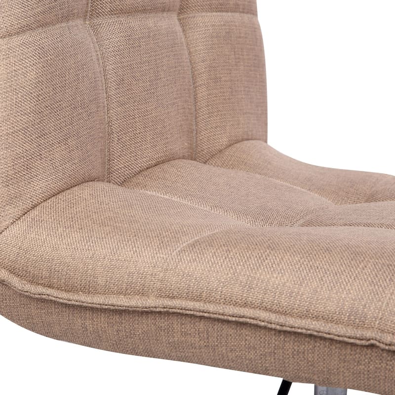 Porthos Home Lada Adjustable Swivel Office Chair, Linen Upholstery