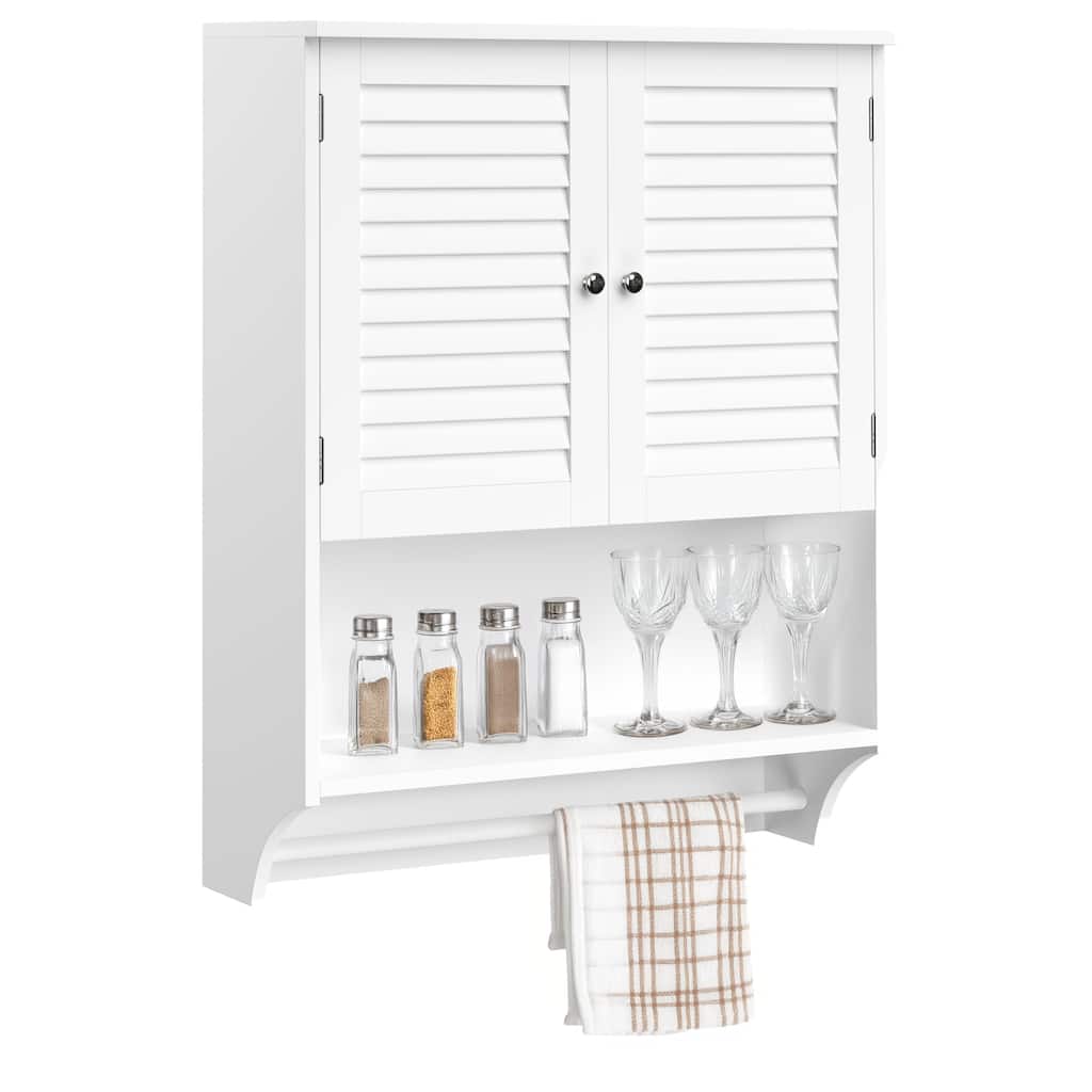 Lavish Home Wall-Mounted Bathroom Organizer or Over-the-Toilet Storage
