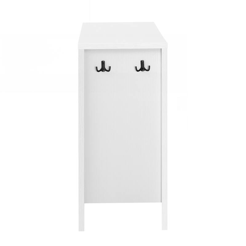 Modern Cabinet with Double Hooks,Suitable for Living Room, Hallway, Dining,Office