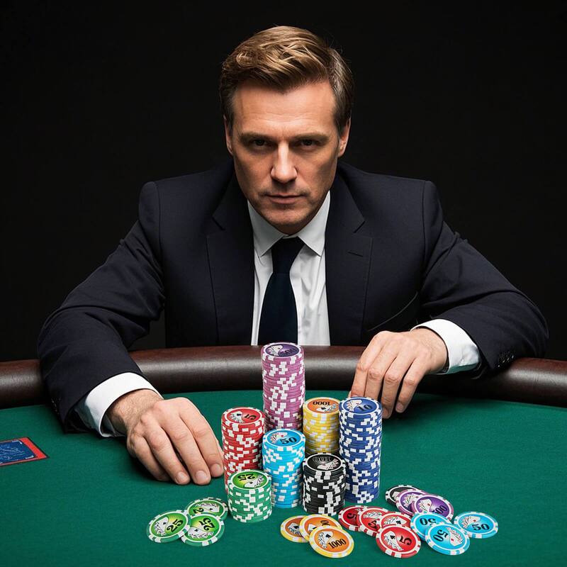 Costway Texas Holdem Poker Chip Set with 600 Pieces Chips 2 Deck of - See Details