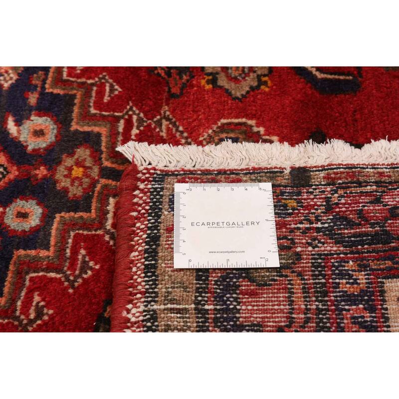 ECARPETGALLERY Hand-knotted Andelz Red Wool Rug - 3'4 x 4'7