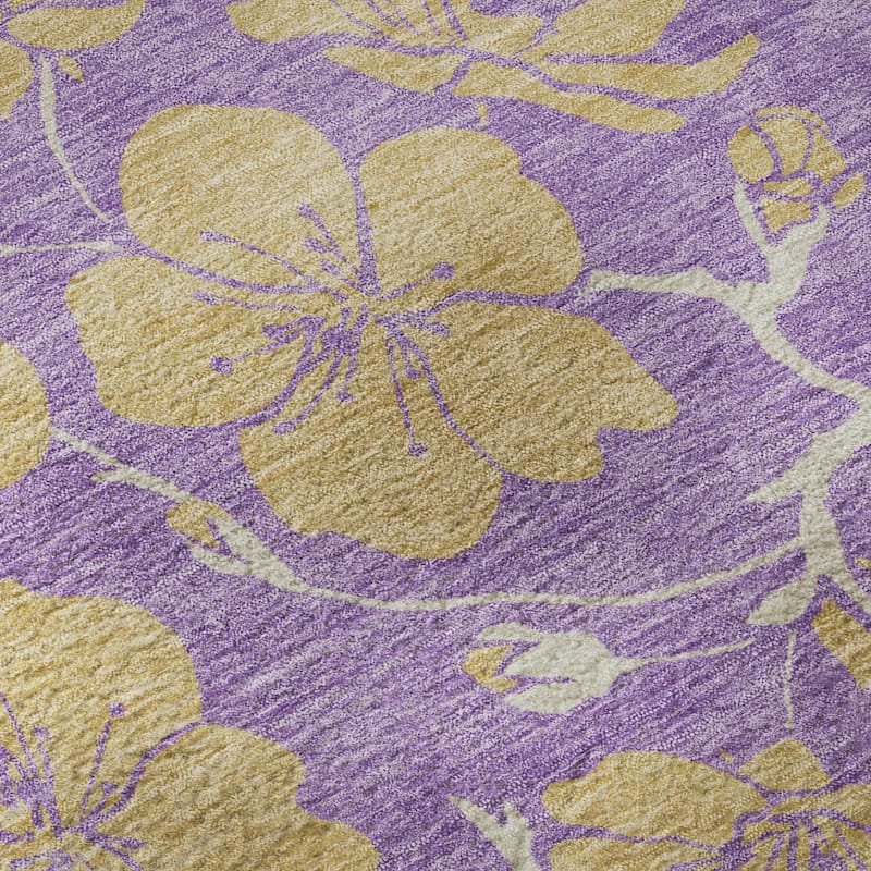 Premium Washable Super Soft Modern Floral Mayfield Rug