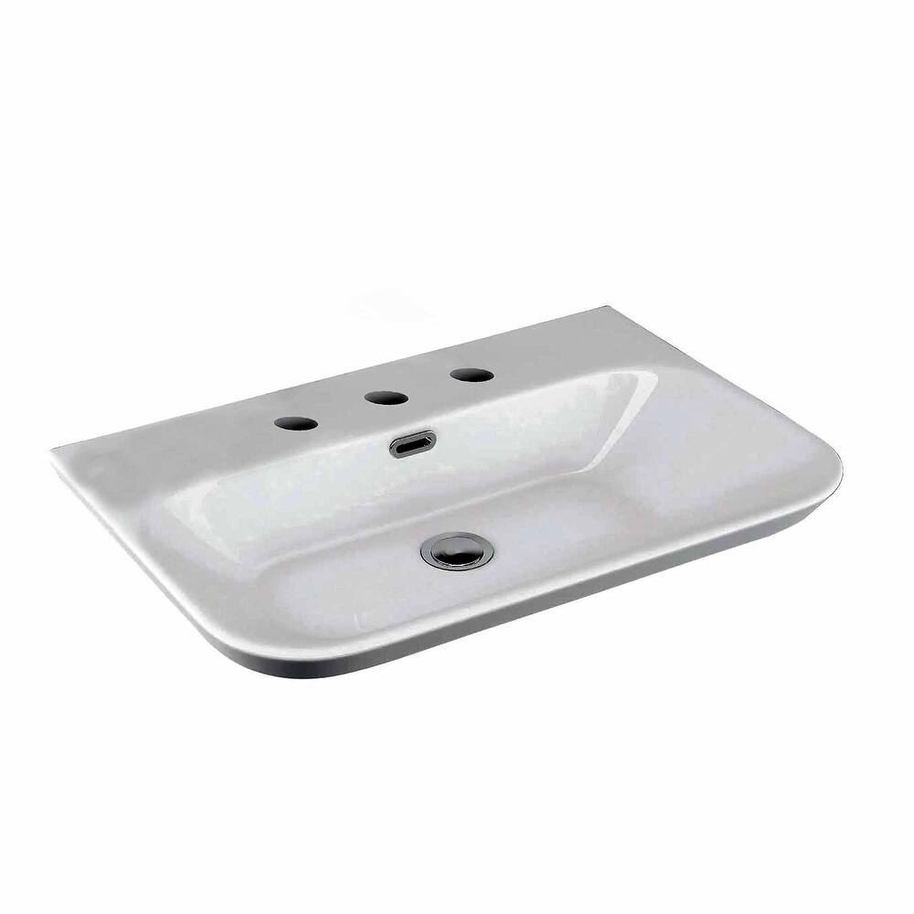 WS Bath Collections Edge 26-3/10" Vessel Bathroom Sink