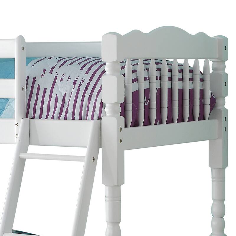 Colony Twin Over Twin Bunk Bed with Right Facing Ladder