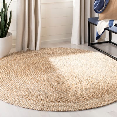 SAFAVIEH Handmade Natural Fiber Harmtine Round Jute Rug