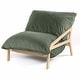 preview thumbnail 10 of 58, Pillow Saxx Dream Lounger with Wood Frame - 3-in-1 Bean Bag