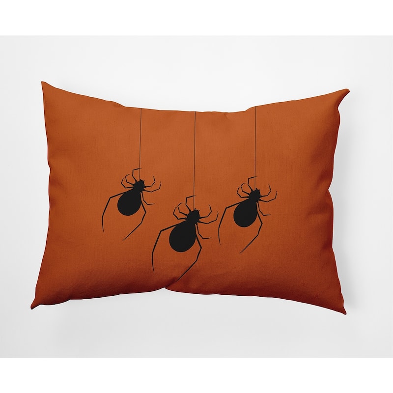 Hanging Spiders Decorative Throw Pillow