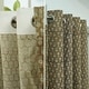 preview thumbnail 8 of 30, Fabdivine Handmade Pure Linen Fabric Eyelet Curtain Block Print Floral Drape