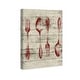preview thumbnail 3 of 5, Wynwood Studio 'Silverware' Food and Cuisine Wall Art Canvas Print Cooking and Chef - Red, Brown