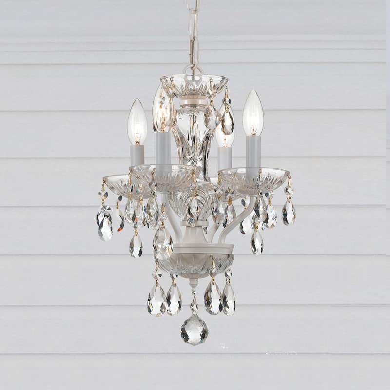 Crystorama Lighting Group Traditional Crystal 4 Light 11" Wide