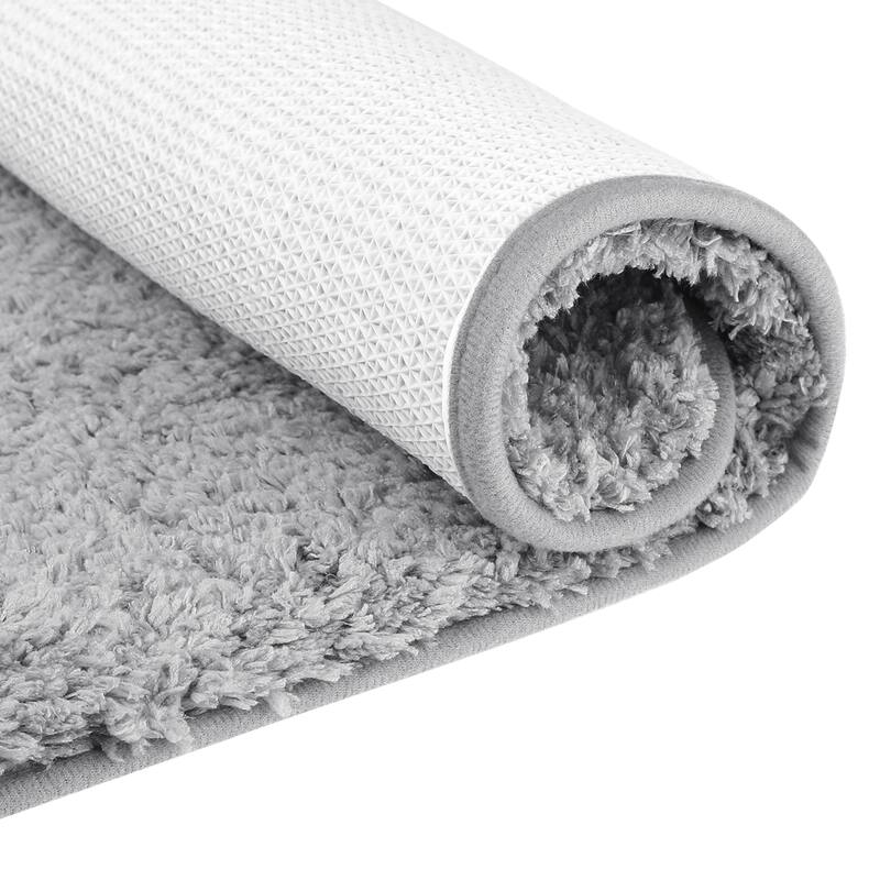 Bathroom Rug, Non Slip Extra Thick Microfiber Soft Plush Bath Mats Bathroom Mat