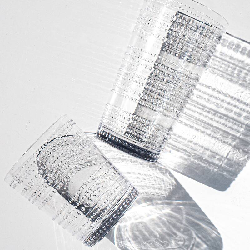 Beaded DOF, Clear, 15.6 oz, Set of 6