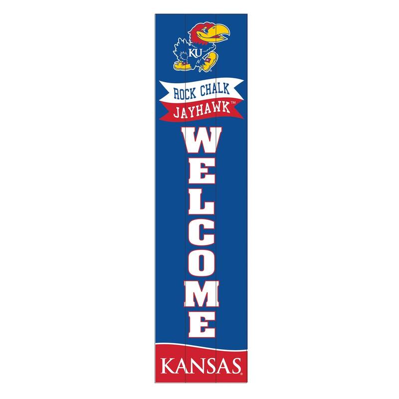 47" Porch Leaner Welcome Wall Sign, University of Kansas