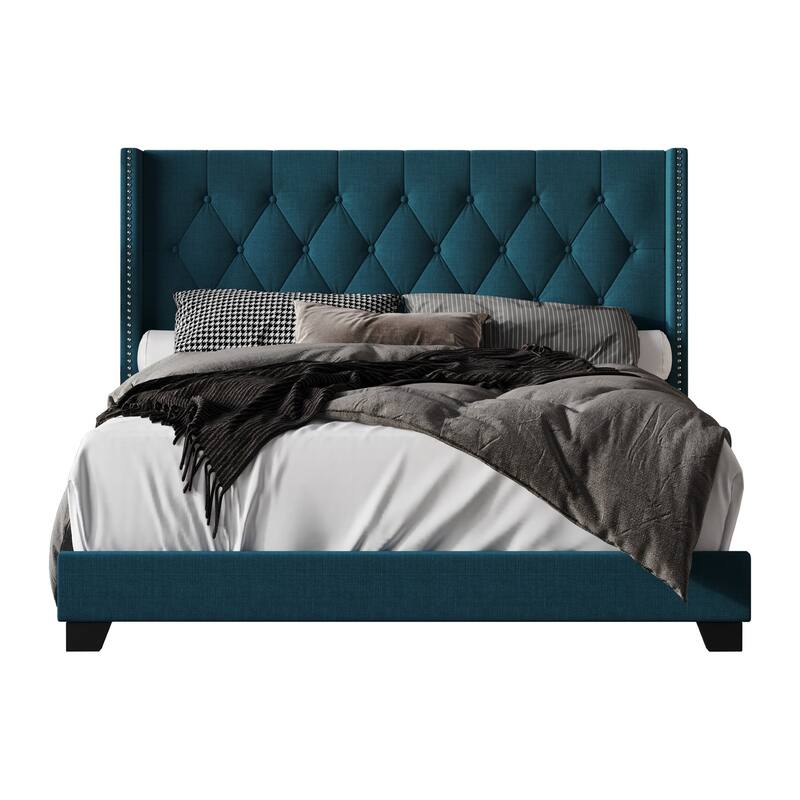 Danbury Tufted Upholstered Panel Bed