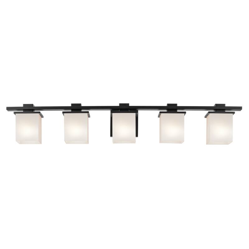 Kichler Lighting Tully 40.25 in. 5-Light Black Vanity Light - 40.25 in