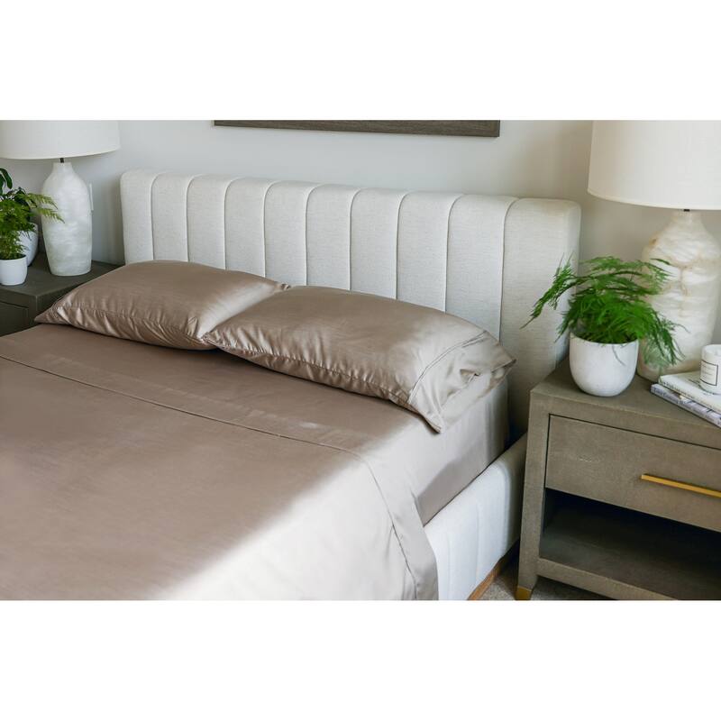 Jennifer Adams Botanical Dream 1000TC Bamboo Blend 4pc. Sheet Set - Birch - King
