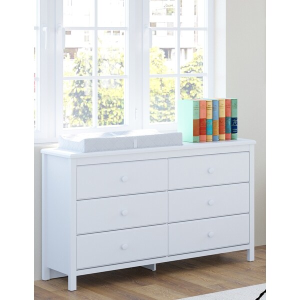 storkcraft alpine 6 drawer dresser