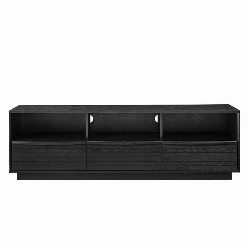 Mid-Century Modern 63" TV Stand for TVs up to 75", Farmhouse Media Console Entertainment Cabinet for Living Room