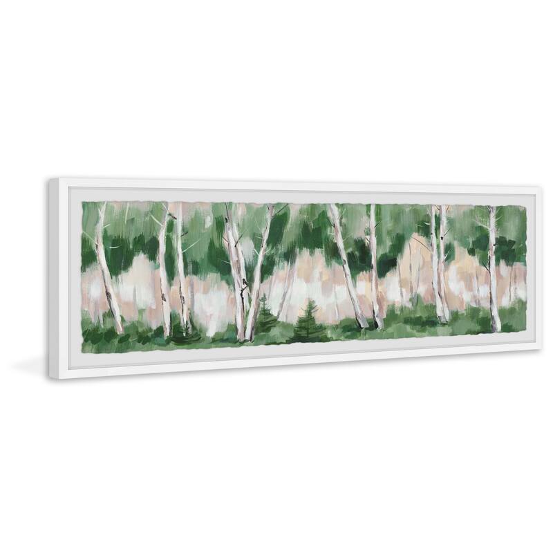 Woods Invited Me Framed Print