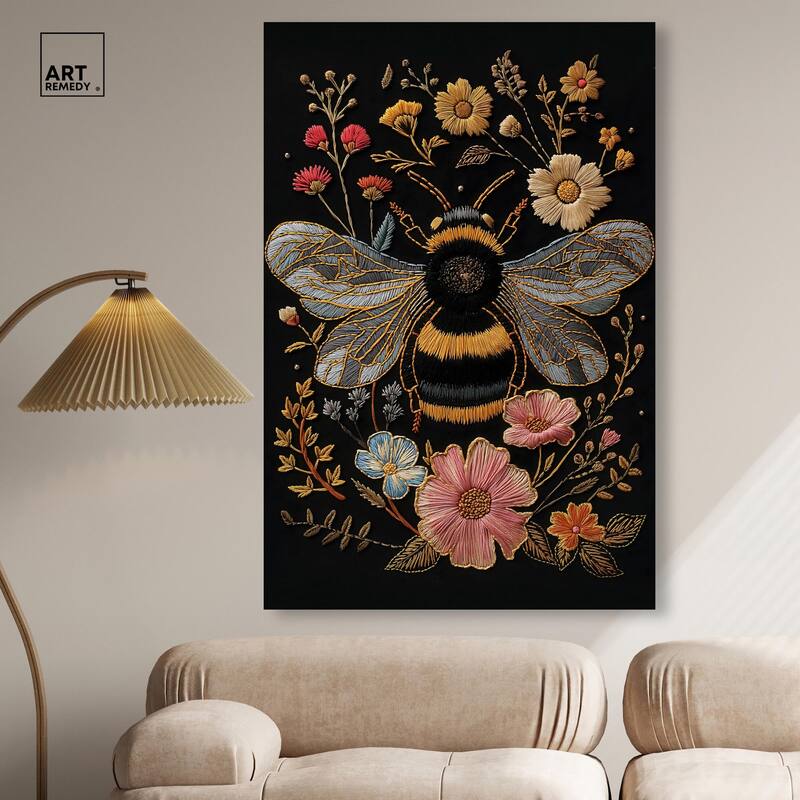 Honeyed Herald I Canvas by Art Remedy, Gallery Wrapped
