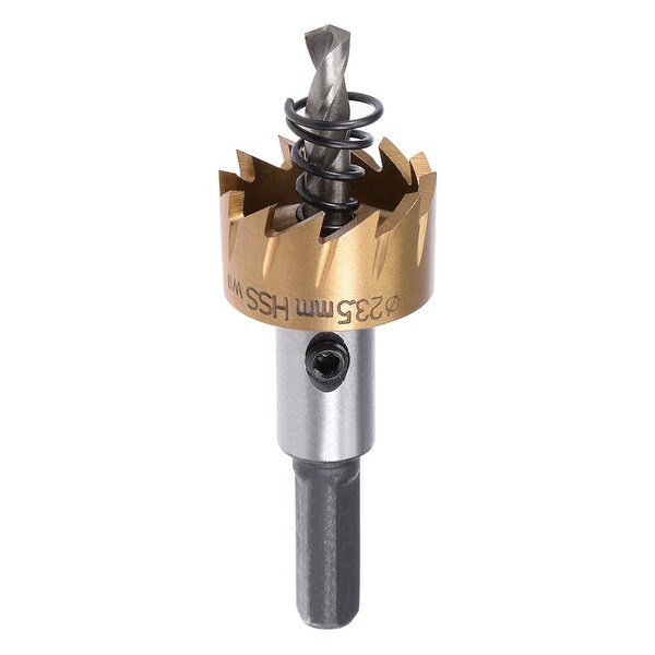 23.5mm HSS Drill Bit Hole Saw Stainless High Speed Steel Metal Alloy