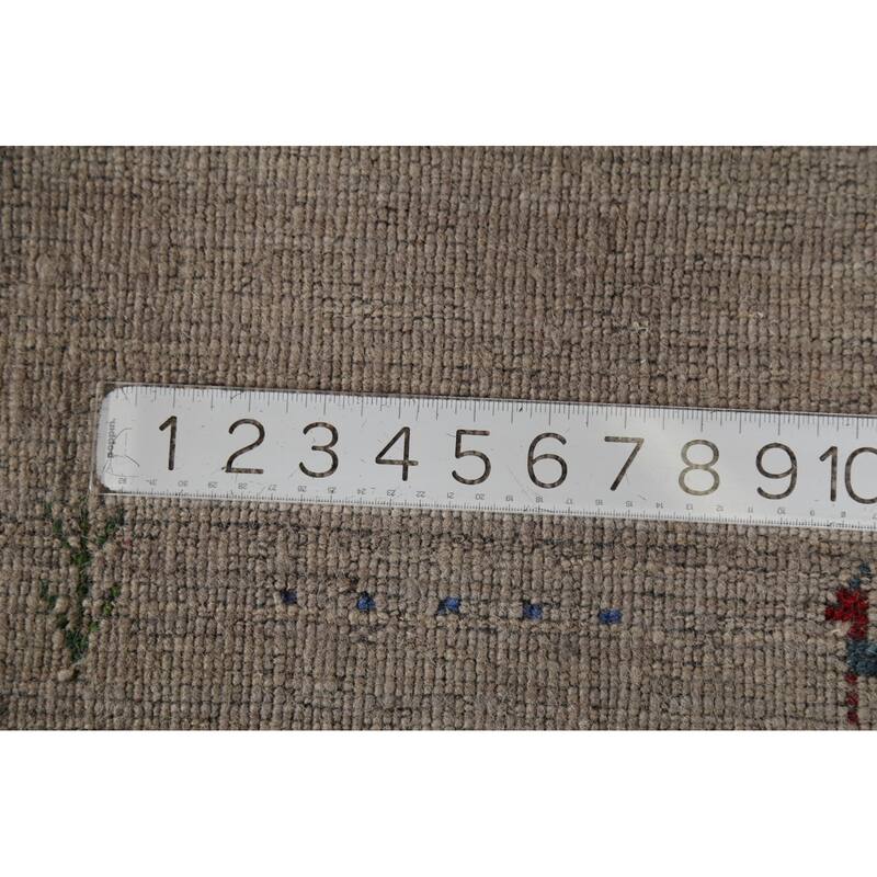 Tribal Gabbeh Indian Accent Rug Handmade Contemporary Wool Carpet - 2'7"x 4'10"