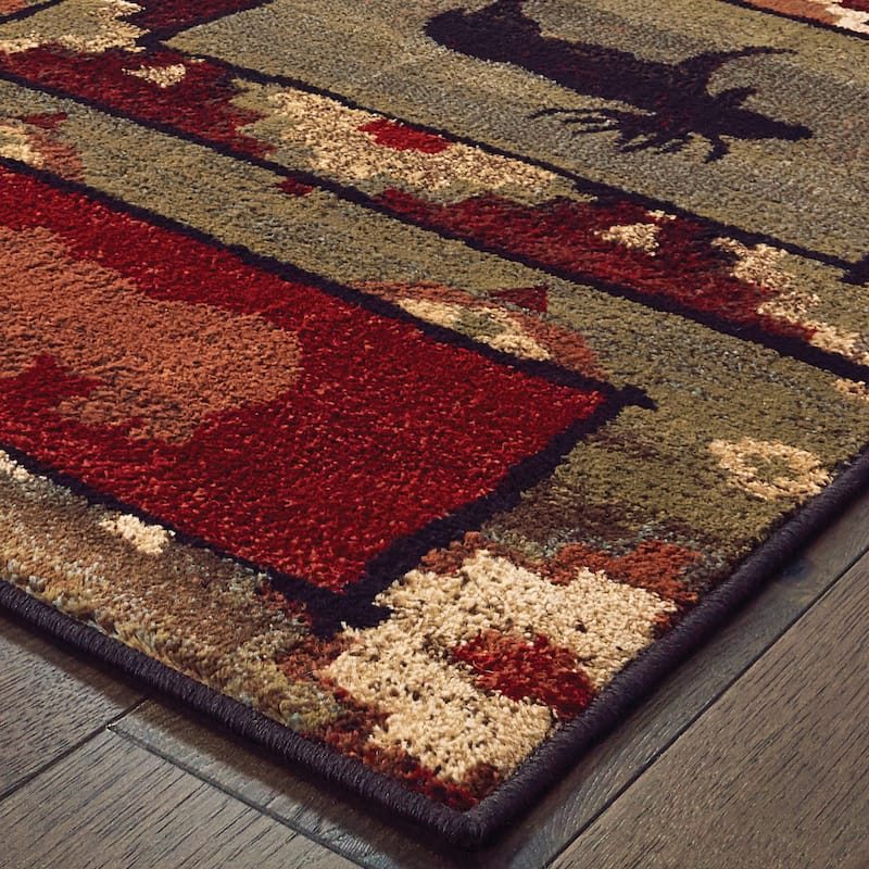 Style Haven Westley Nature's Silhouettes Rustic Area Rug