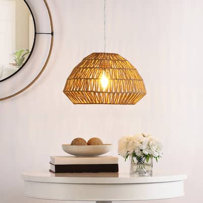 SAFAVIEH Lighting Niamh 16-inch Pendant - 16" W x 16" D x 11-191" H