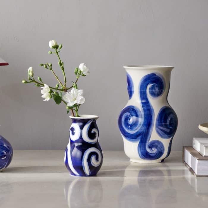 Kähler Tulle Vase, Blue