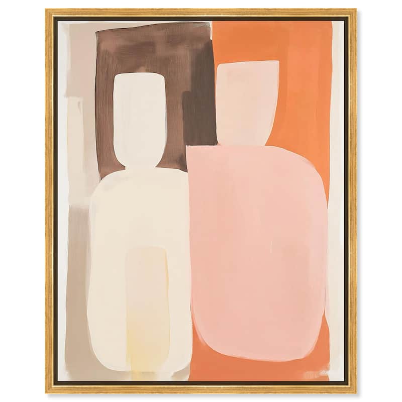 Tones of Restfulness II Canvas by Art Remedy - 30" x 36" - Gold
