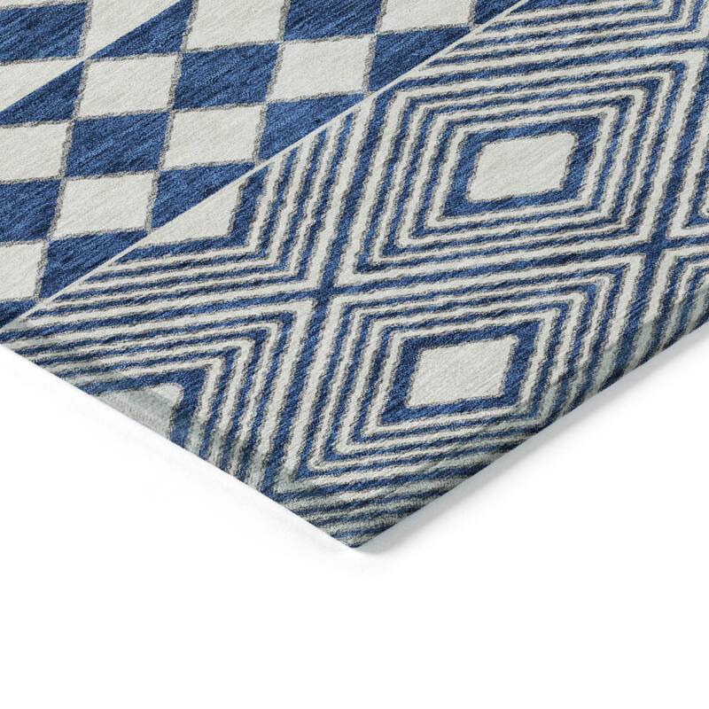 Machine Washable Indoor/ Outdoor Chantille Moroccan Boho Rug