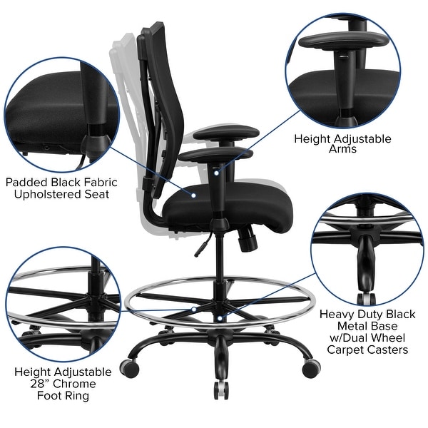 Overstock drafting best sale chair
