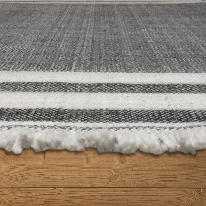 Sevita Striped PET Yarn Indoor/Outdoor Area Rug