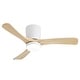 preview thumbnail 97 of 121, Sofucor 42“/48"/ 52"/60"Noiseless Walnut Wood Ceiling Fan with Remote Control, Integrated Light Optional 42"White with Solid wood Blades/Withlight