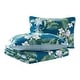 preview thumbnail 8 of 9, Tommy Bahama Southern Breeze Blue Cotton Reversible Quilt Set