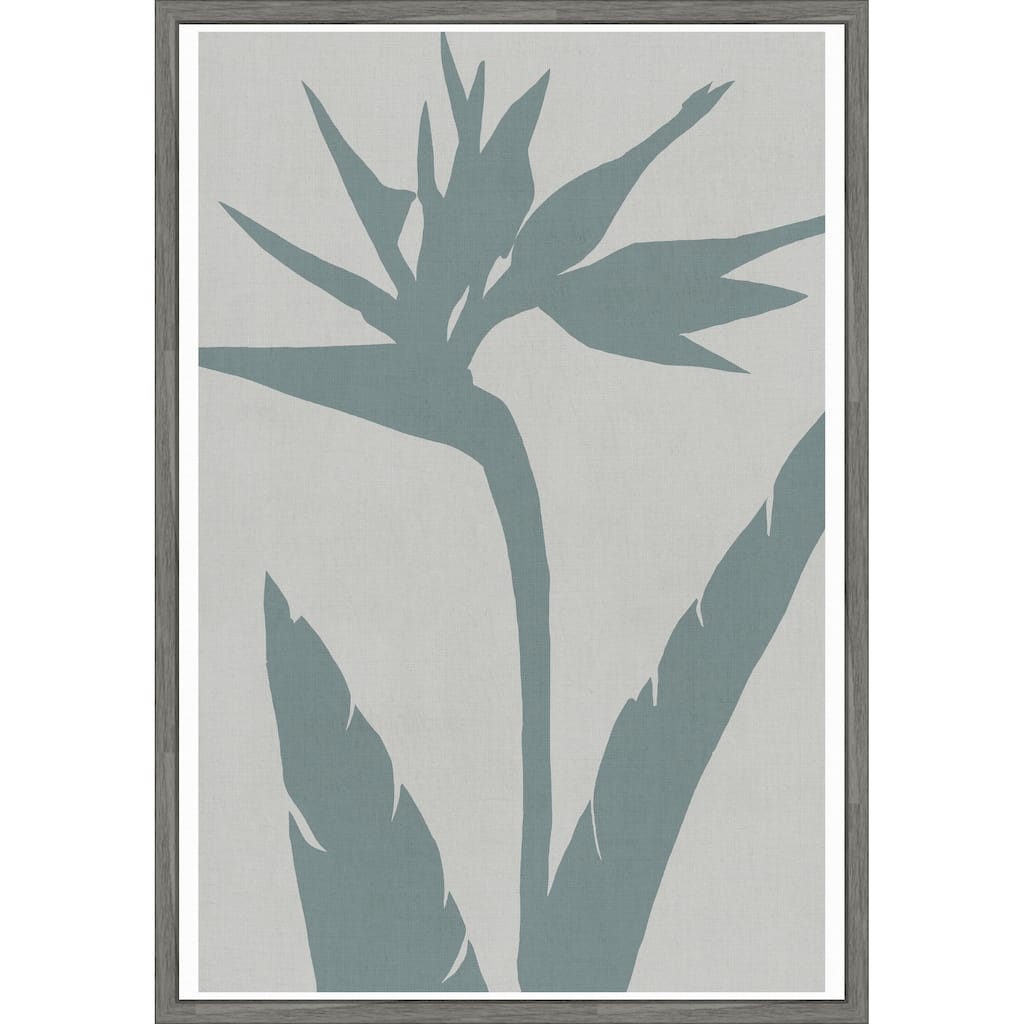 Bird of Paradise by Cartissi Framed Canvas Wall Art Print